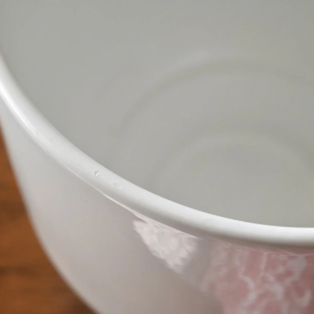 Ikea White Drömsk Dromsk Plant Pot 6 Inches #2